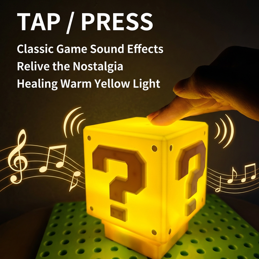 Interactive Question Block LED Lamp
