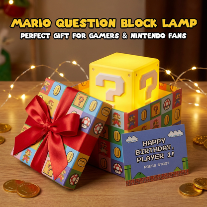 Interactive Question Block LED Lamp